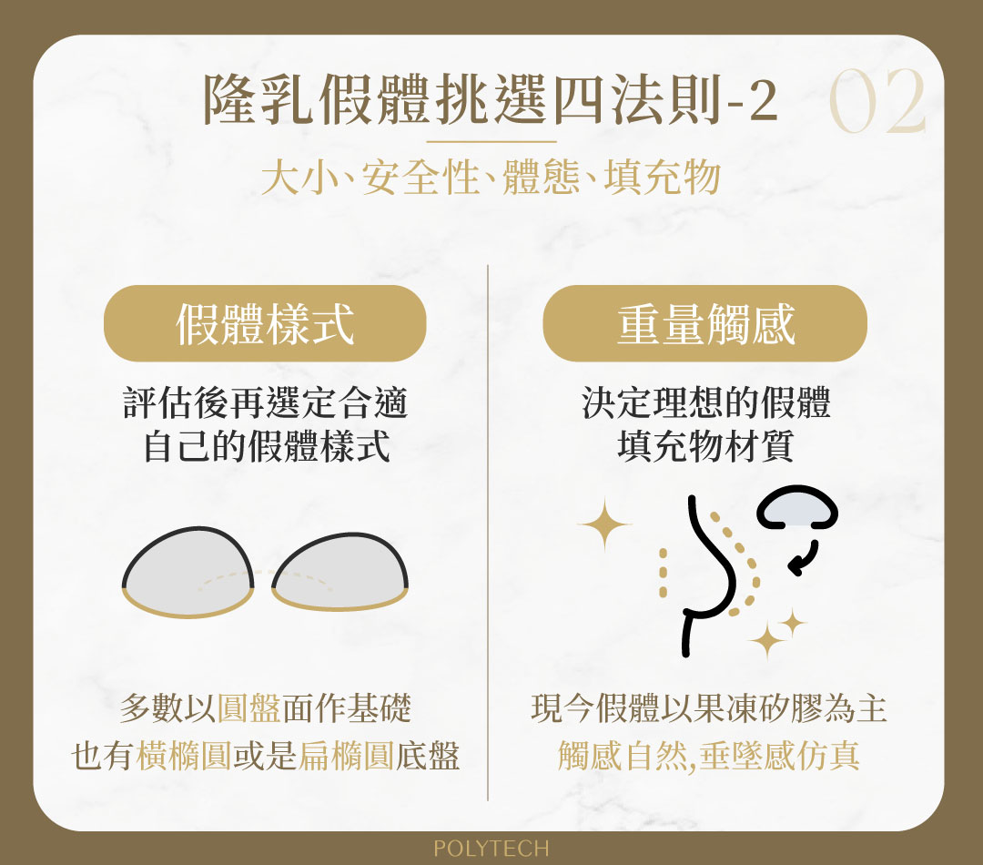 隆乳假體材質怎麼選?4大挑選法則一手掌握 隆乳假體 挑選四法則 2